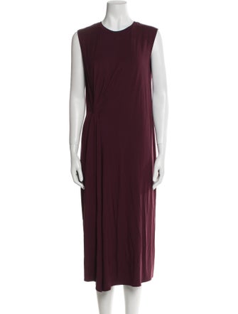 Vince Crew Neck Midi Length Dress