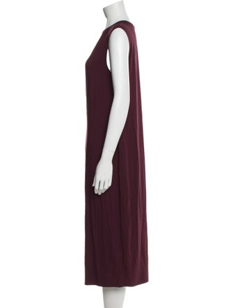 Vince Crew Neck Midi Length Dress