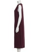 Vince Crew Neck Midi Length Dress