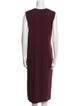 Vince Crew Neck Midi Length Dress