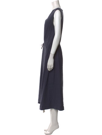 Vince V-Neck Long Dress