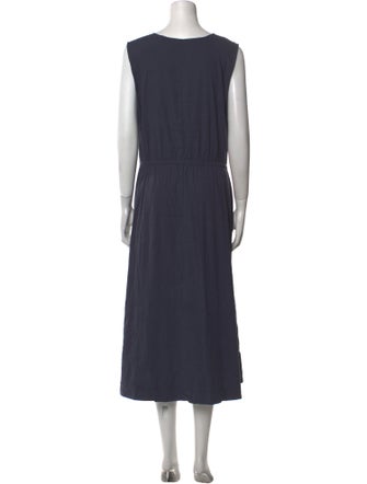 Vince V-Neck Long Dress