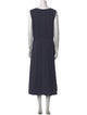 Vince V-Neck Long Dress