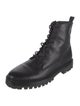 Vince Leather Combat Boots