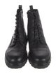 Vince Leather Combat Boots
