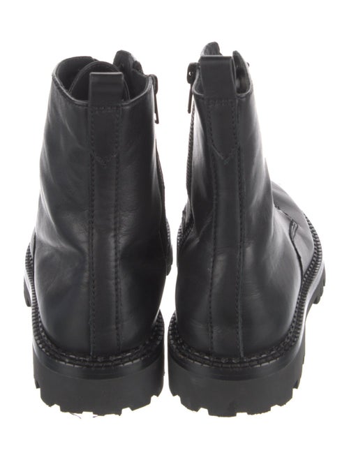 Vince Leather Combat Boots