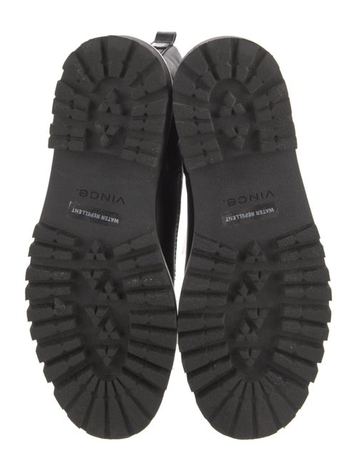 Vince Leather Combat Boots