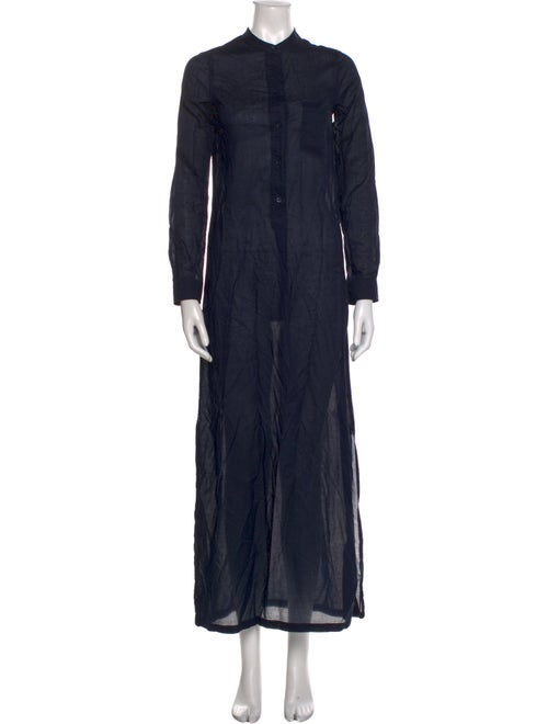 Vince Mock Neck Long Dress