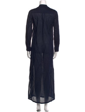 Vince Mock Neck Long Dress