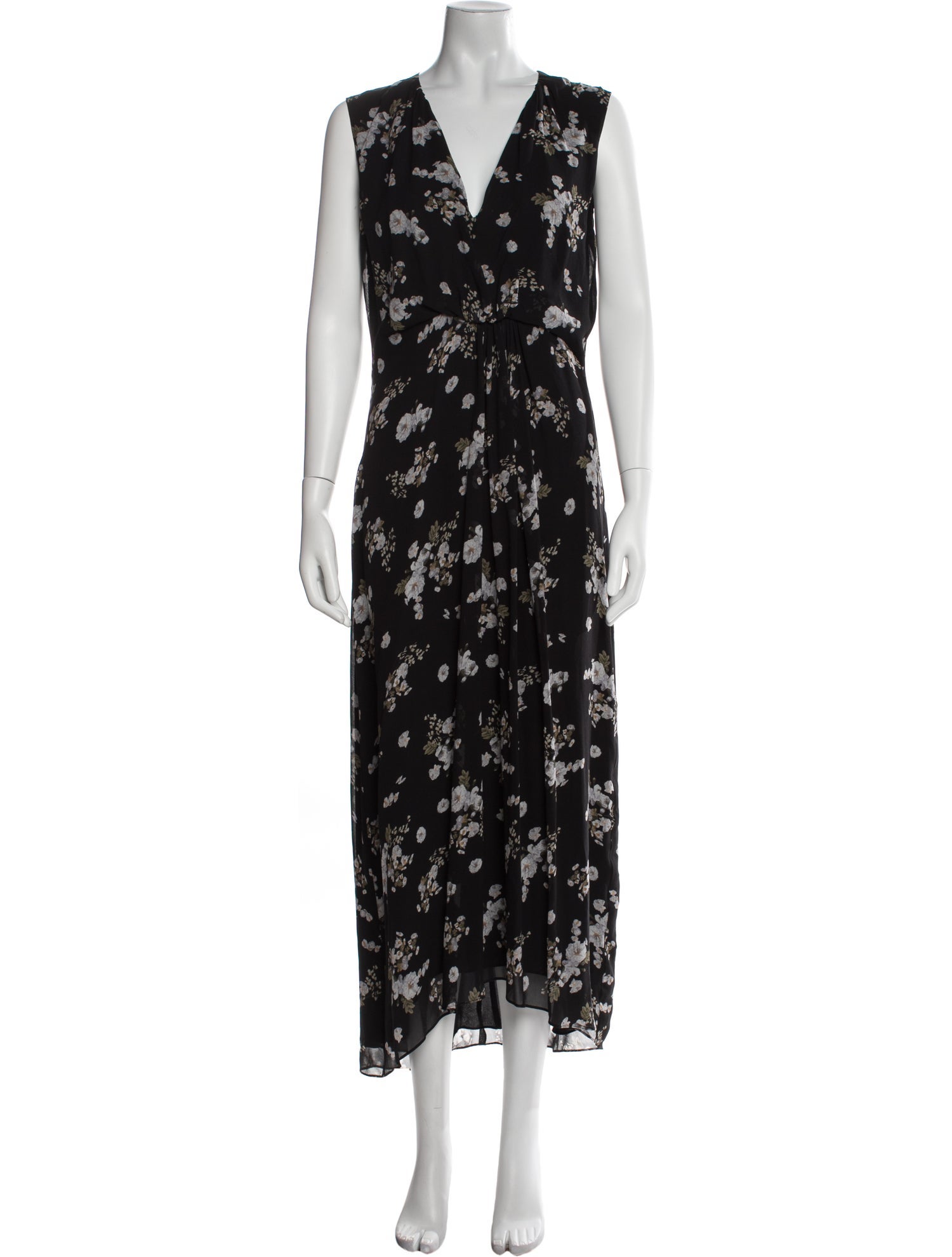 Vince Silk Long Dress