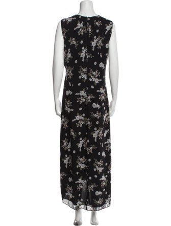 Vince Silk Long Dress