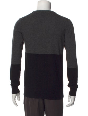 Vince Cashmere Colorblock Pattern Pullover