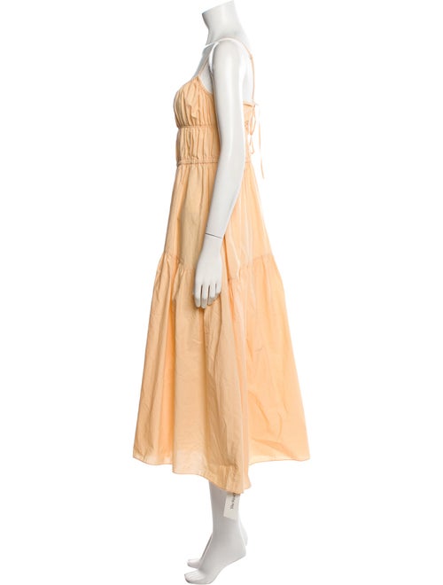 Vince Square Neckline Midi Length Dress