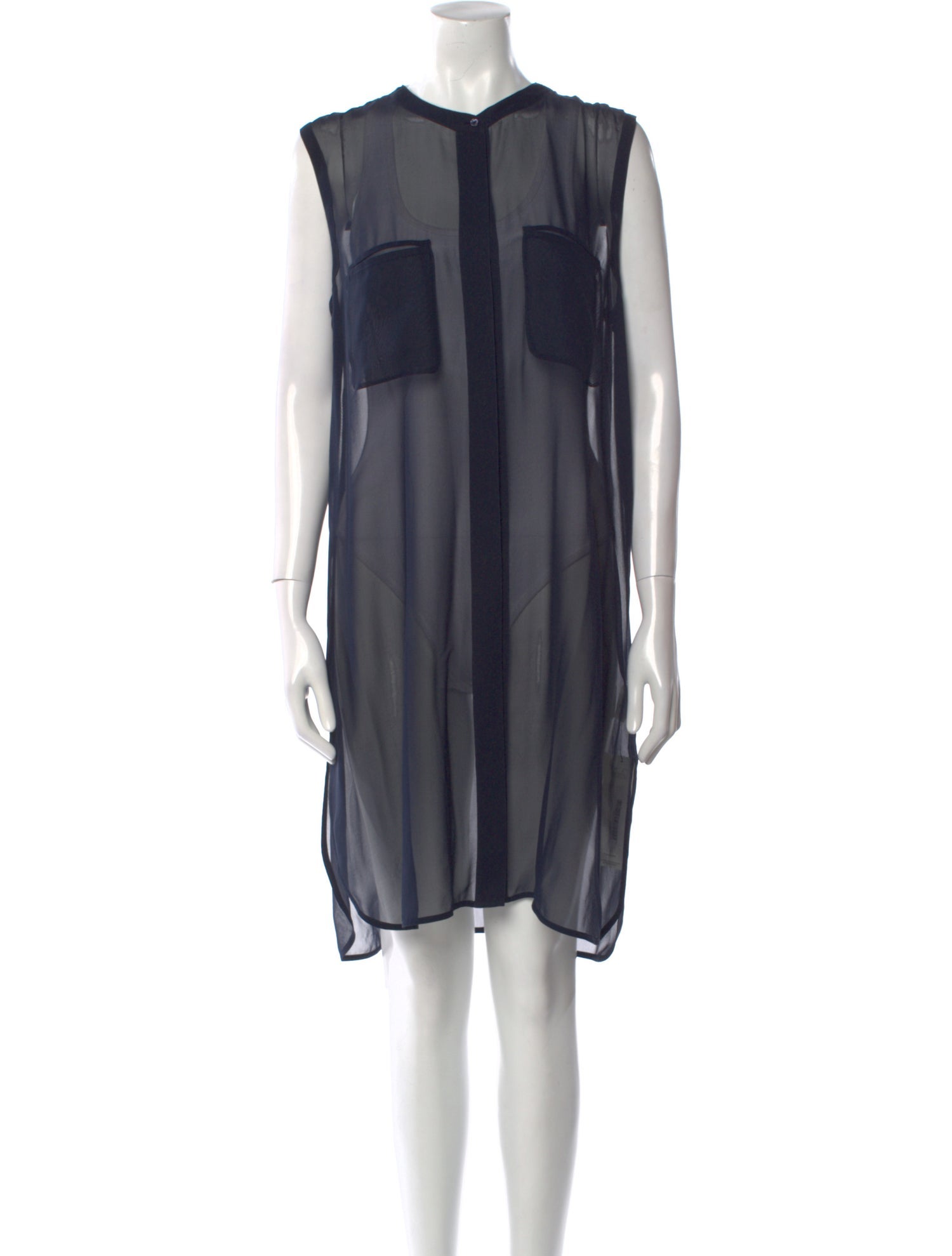 Vince Silk Mini Dress