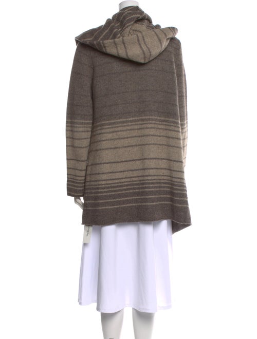 Vince Striped Open Front Sweater