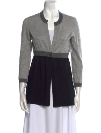 Vince Cashmere Colorblock Pattern Sweater