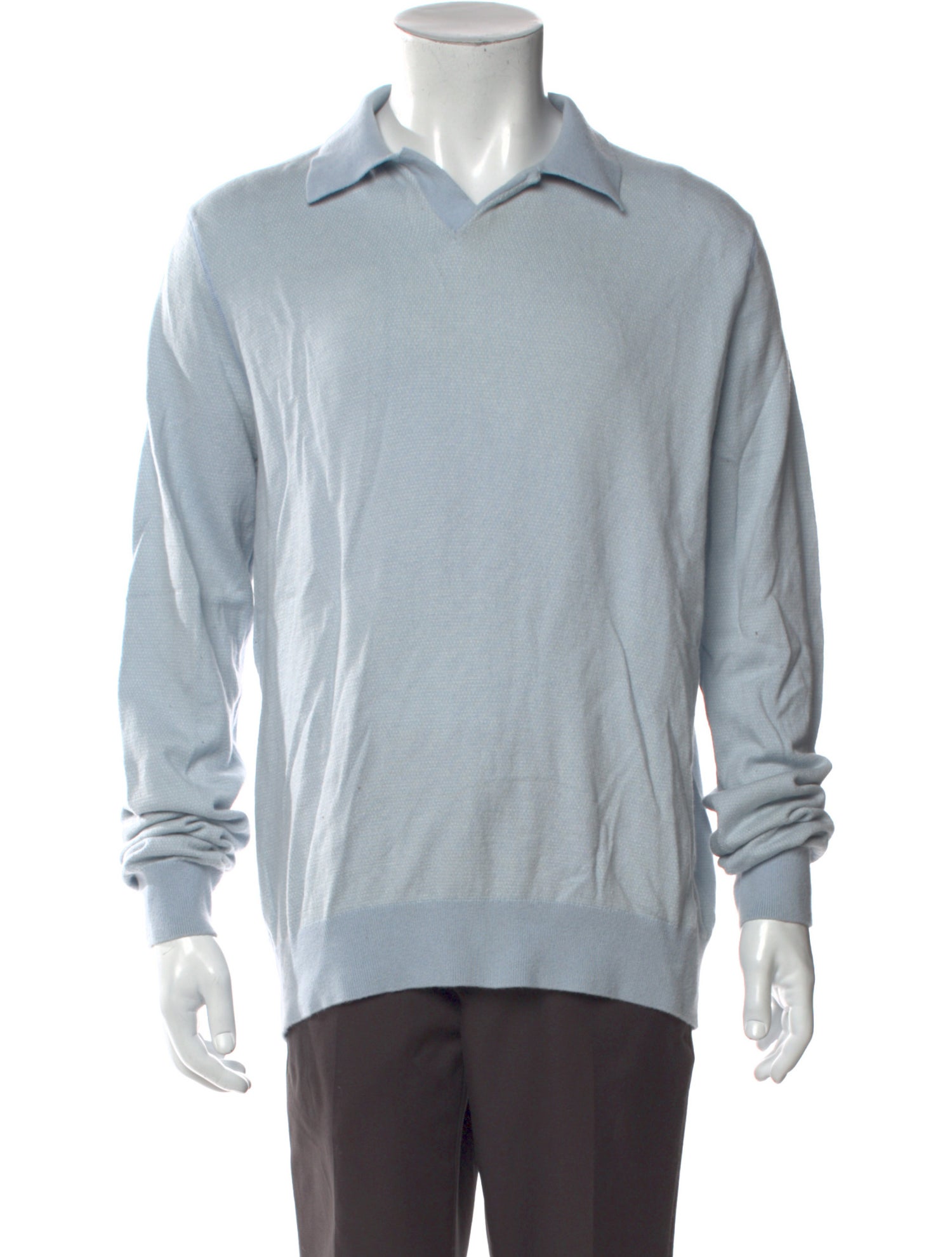 Vince Crew Neck Long Sleeve Polo Sweater