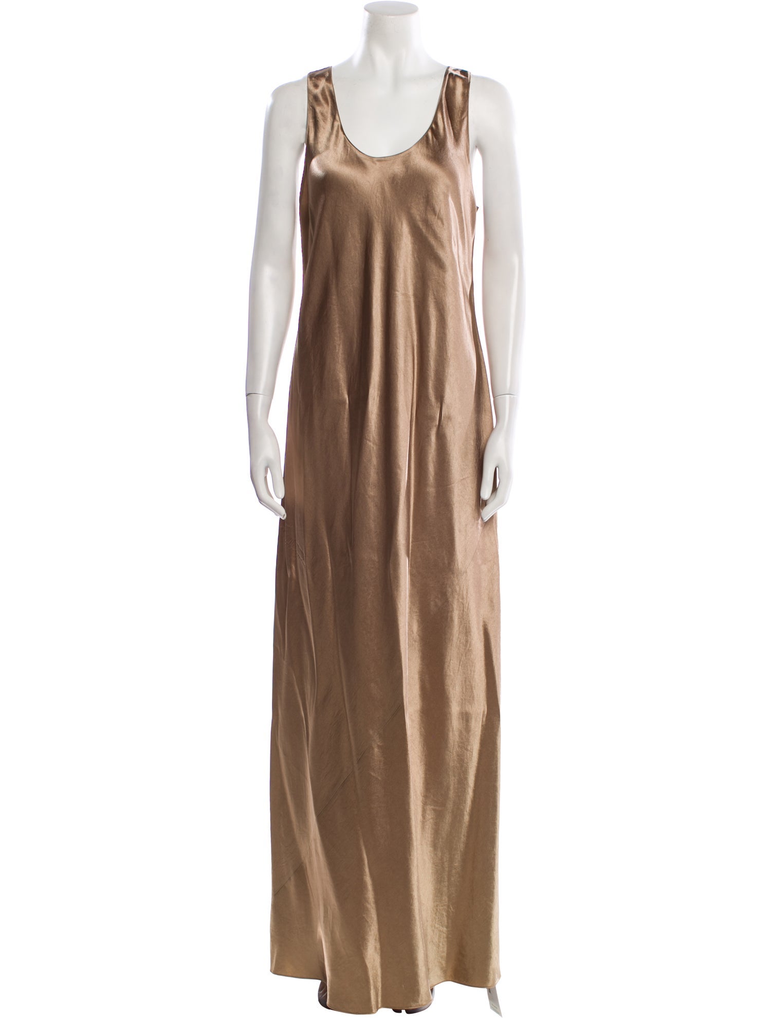 Vince Scoop Neck Long Dress