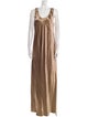Vince Scoop Neck Long Dress