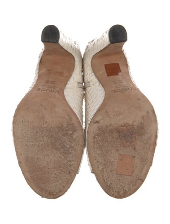 Vince Snakeskin Boots