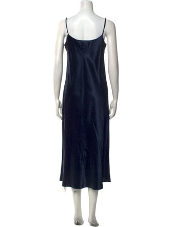 Vince Scoop Neck Midi Length Dress