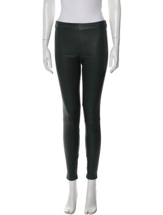 Vince Leather Skinny Leg Pants