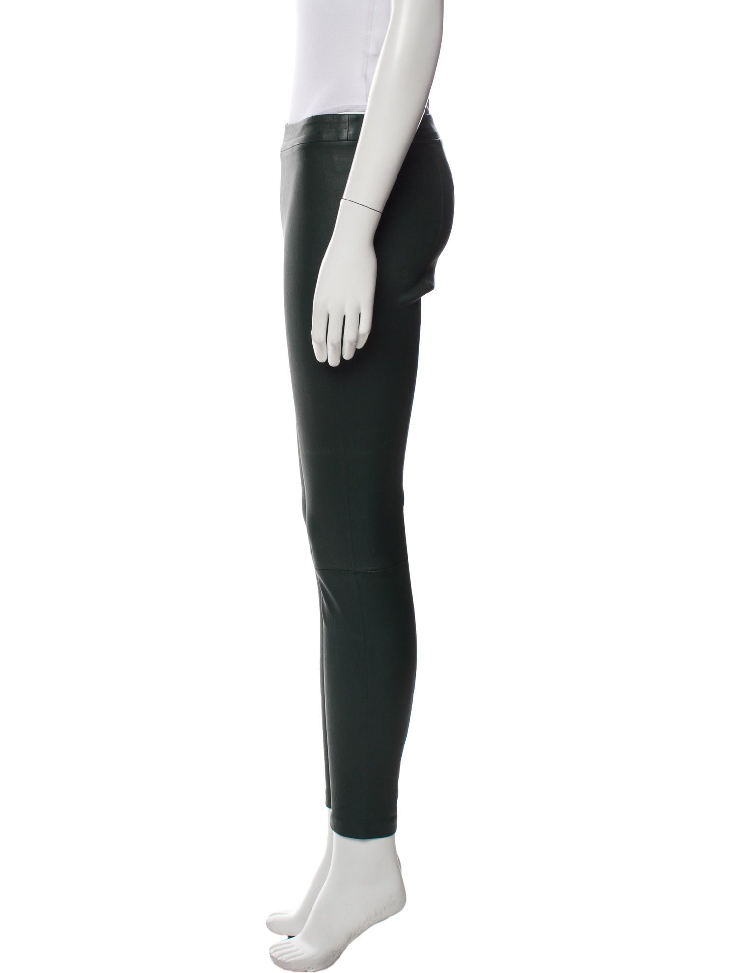 Vince Leather Skinny Leg Pants