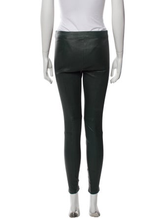 Vince Leather Skinny Leg Pants