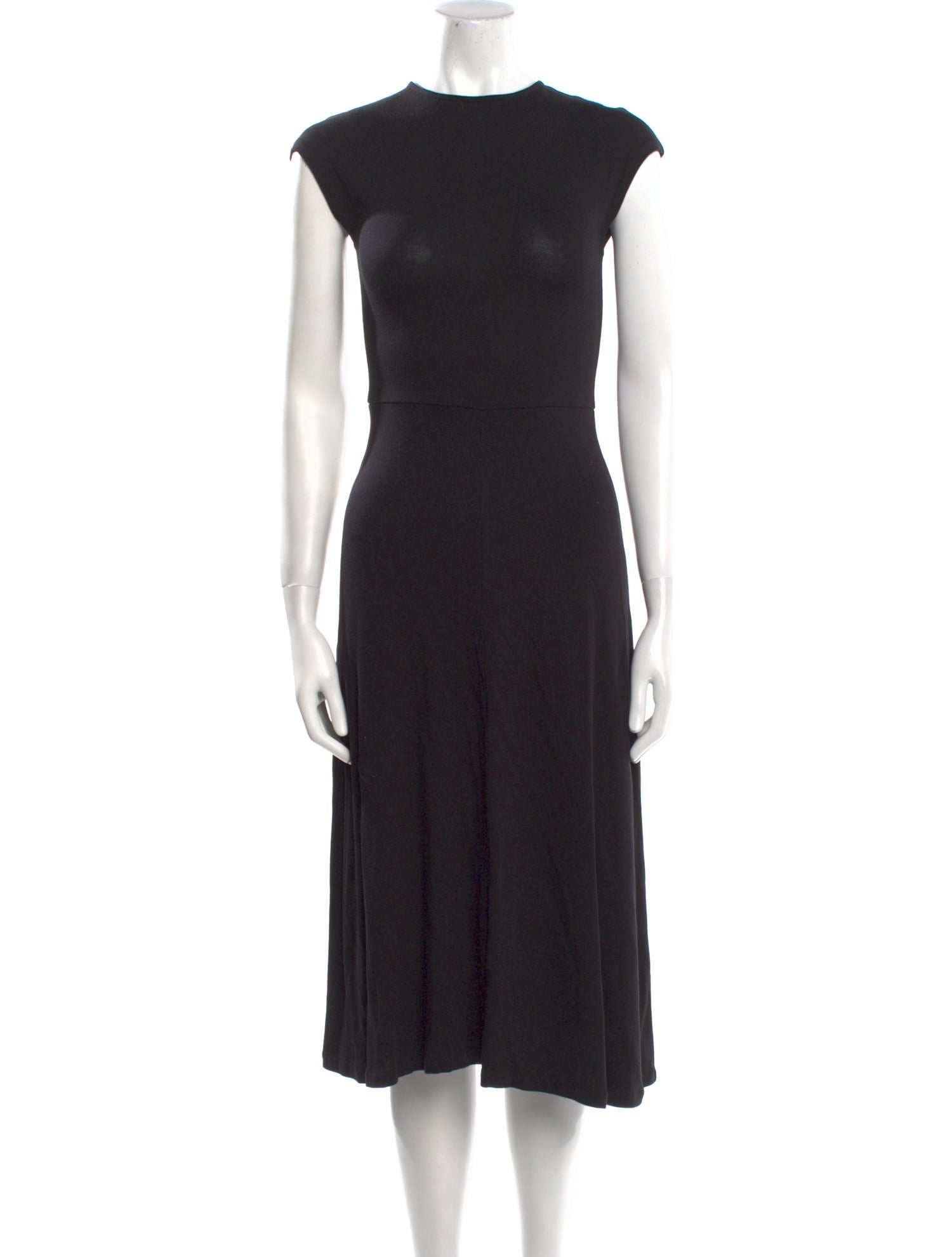 Vince Crew Neck Midi Length Dress