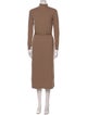 Vince Turtleneck Long Dress