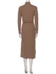 Vince Turtleneck Long Dress