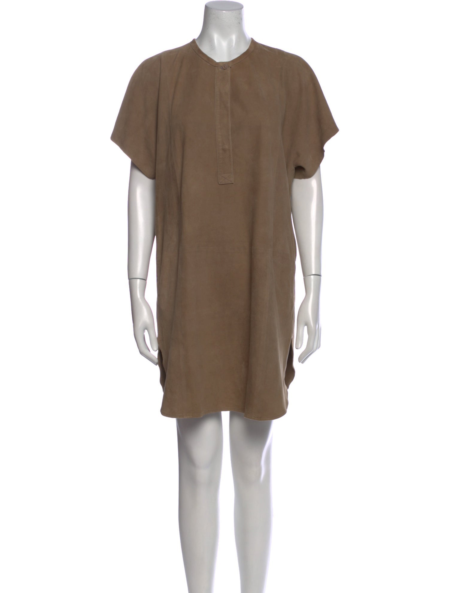 Vince Leather Mini Dress