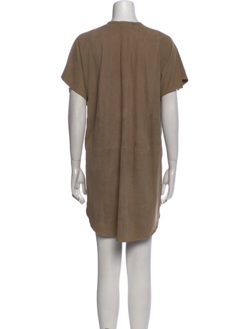 Vince Leather Mini Dress