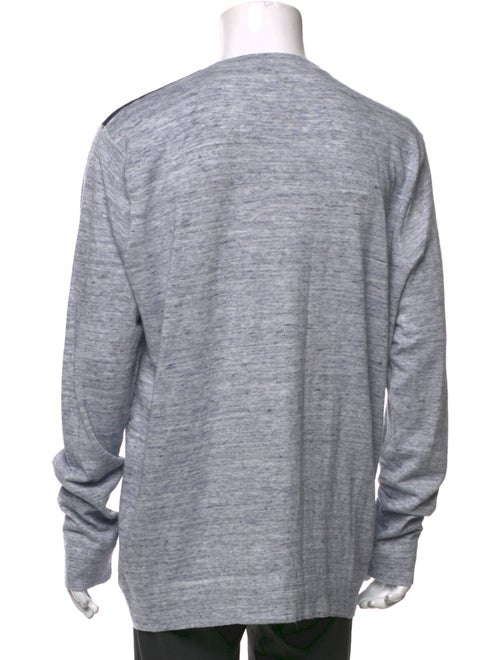 Vince Colorblock Pattern Long Sleeve Shirt