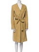 Vince Lamb Leather Trench Coat