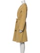 Vince Lamb Leather Trench Coat
