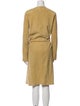 Vince Lamb Leather Trench Coat