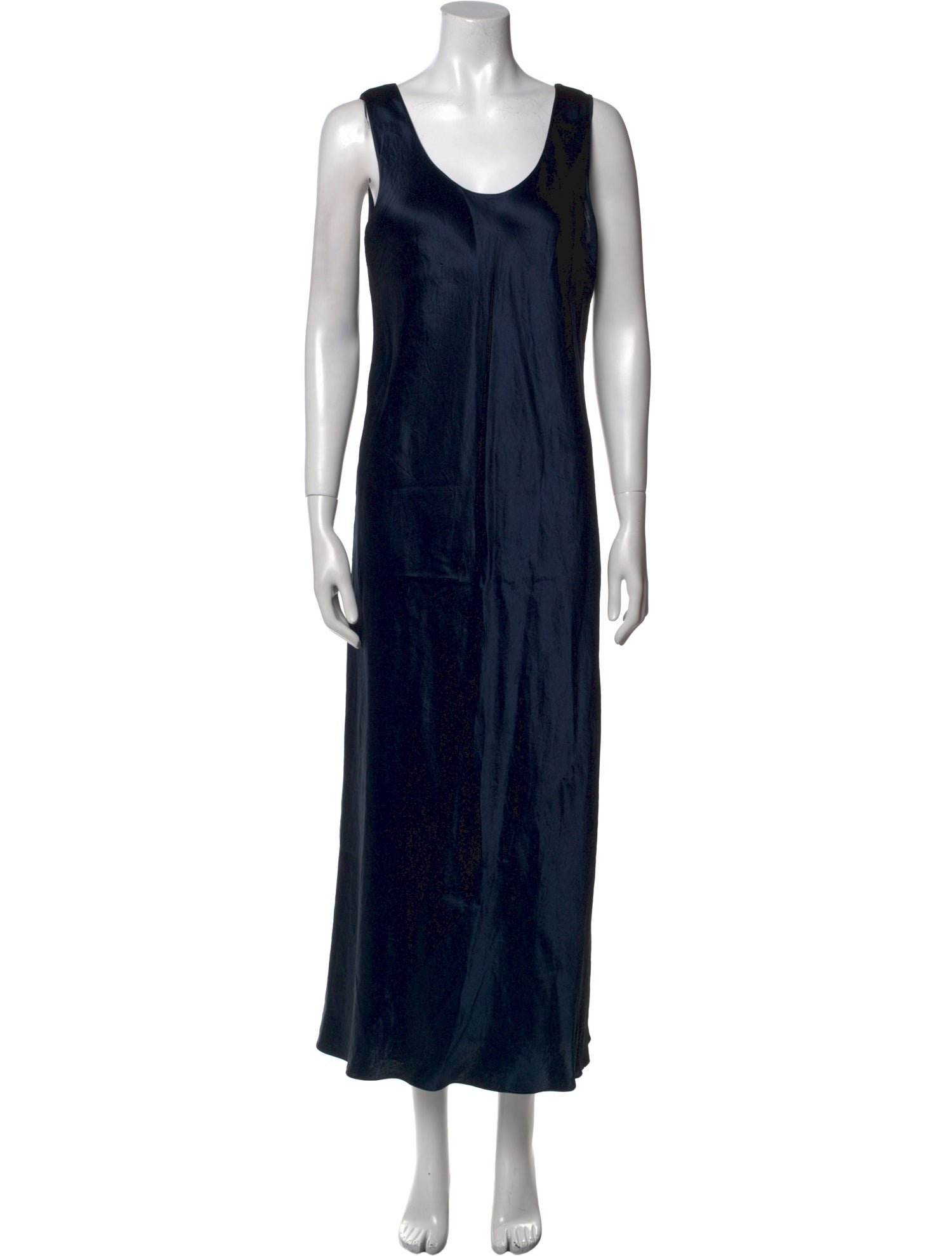 Vince Satin Long Dress