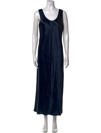 Vince Satin Long Dress