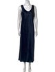 Vince Satin Long Dress