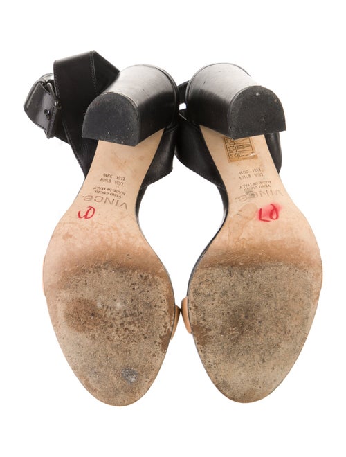 Vince Leather Slingback Sandals