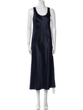 Vince Scoop Neck Long Dress
