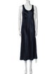Vince Scoop Neck Long Dress