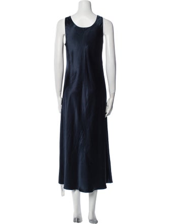 Vince Scoop Neck Long Dress