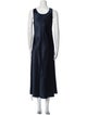 Vince Scoop Neck Long Dress