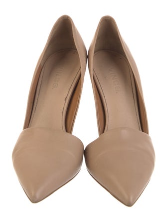 Vince Leather D'Orsay Pumps