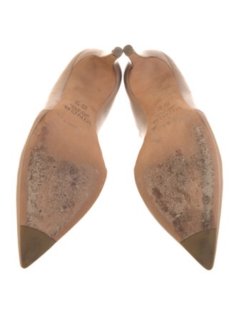 Vince Leather D'Orsay Pumps