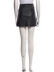 Vince Leather Mini Skirt