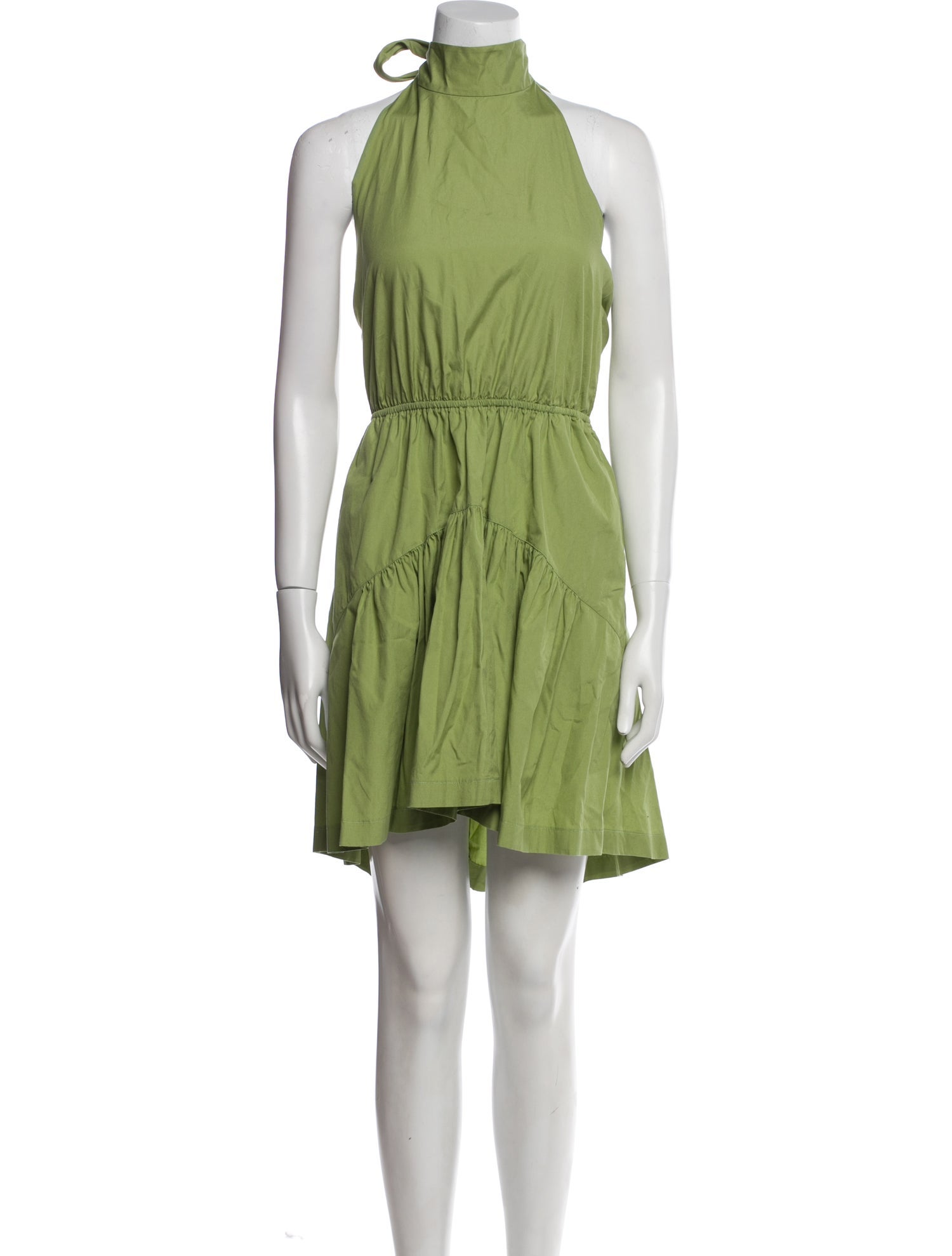 Vince Mock Neck Knee-Length Dress