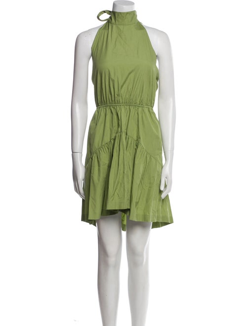 Vince Mock Neck Knee-Length Dress